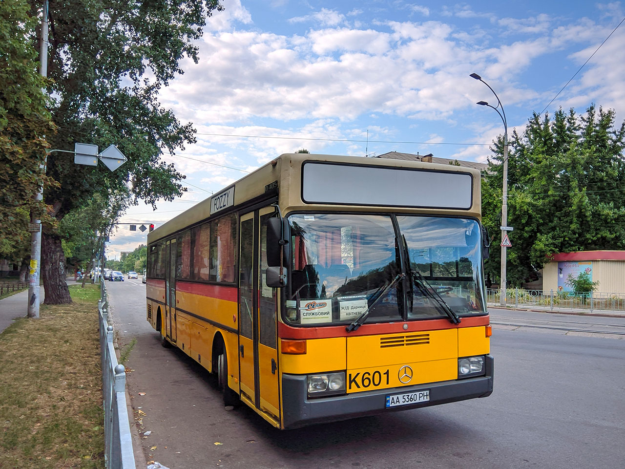 Kyiv, Mercedes-Benz O405 # К601