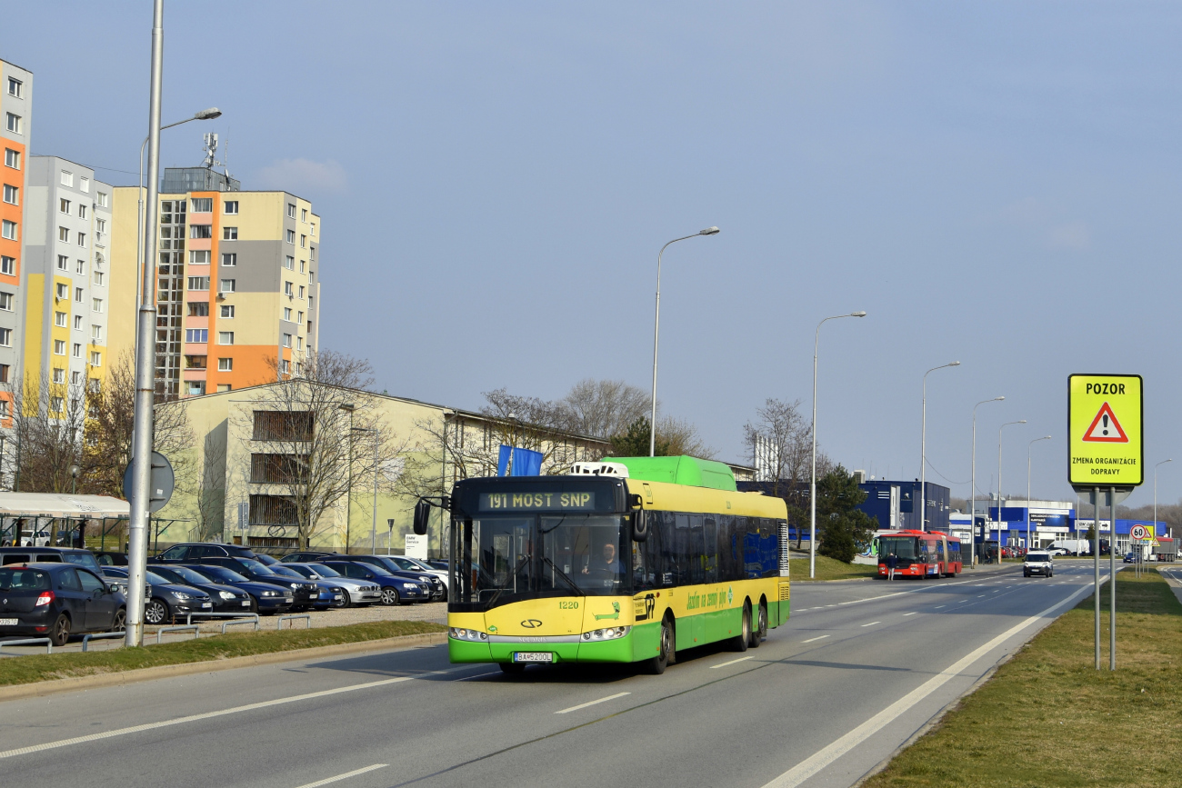 Bratislava, Solaris Urbino III 15 CNG # 1220