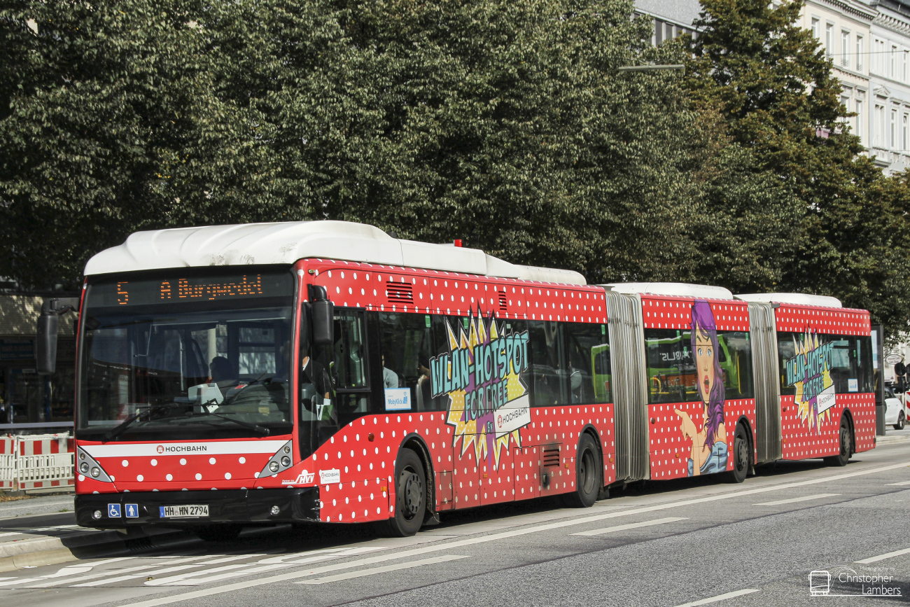 Hamburg, Van Hool New AGG300 # 8714