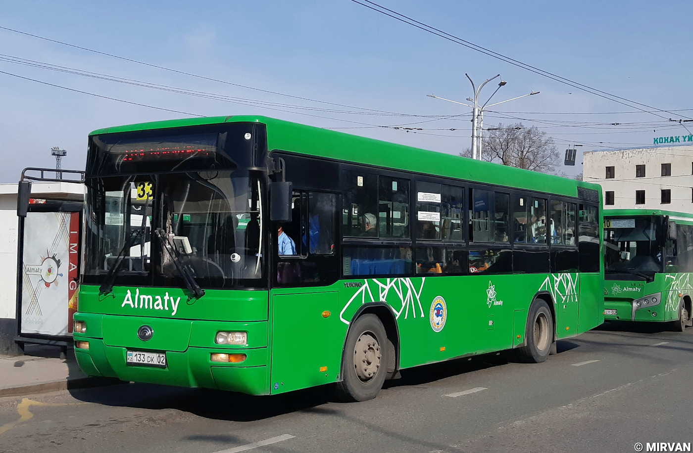 Almaty, Yutong ZK6108HGH № 133 DK 02