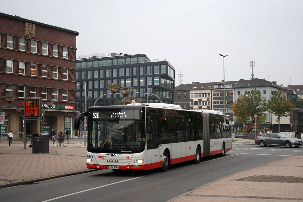 Düsseldorf, MAN A23 Lion's City G NG323 č. 9027