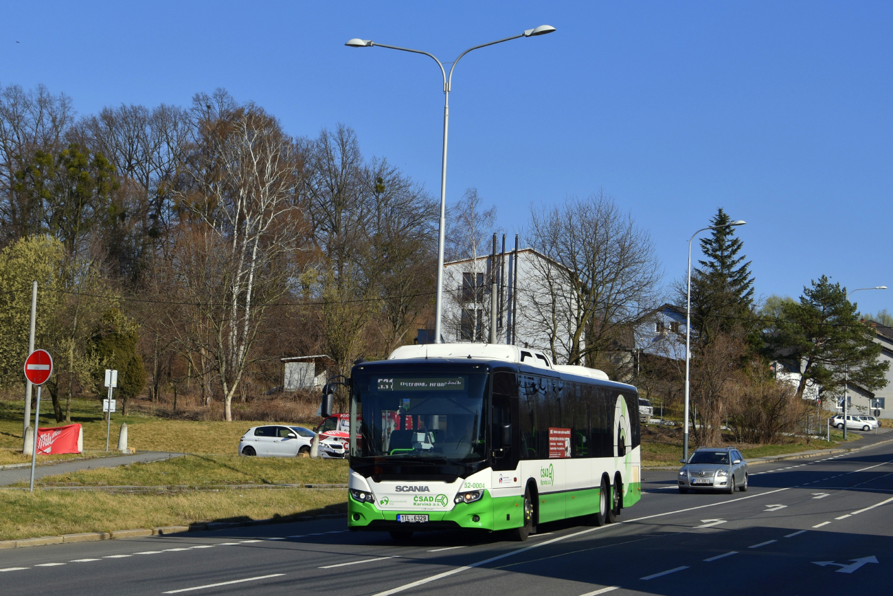 Karviná, Scania Citywide LE Suburban 14.9M CNG №: 52-0004