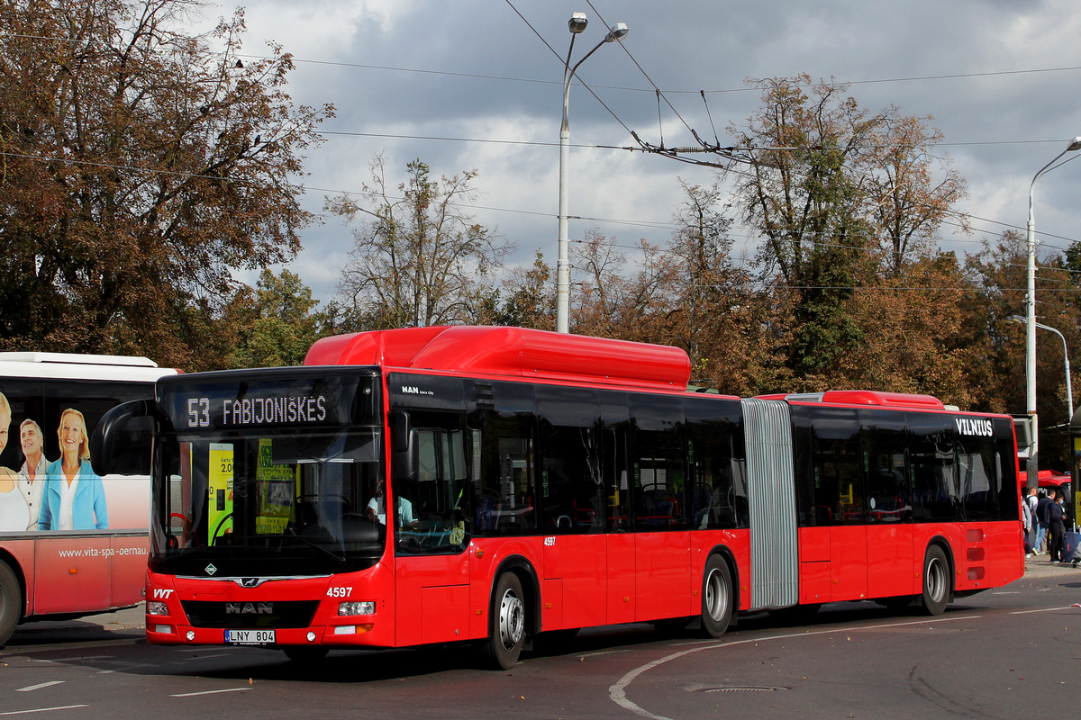 Vilnius, MAN A23 Lion's City G NG313 CNG # 4597
