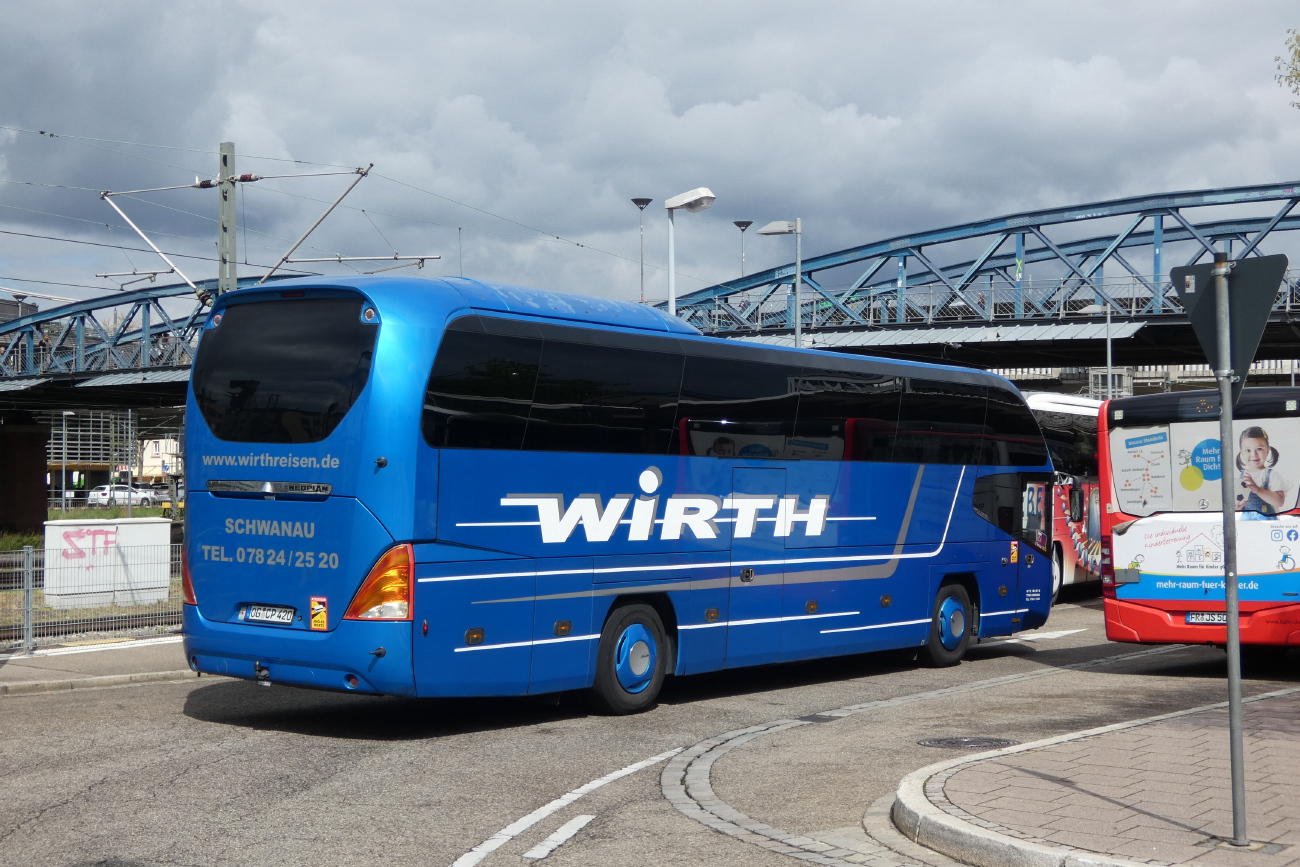 Offenburg, Neoplan P14 N1216HD Cityliner # OG-CP 420; Freiburg im Breisgau — SEV Rheintalbahn