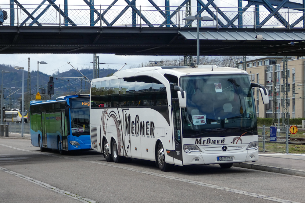 Оффенбург, Mercedes-Benz Travego O580-16RHD M № OG-MM 9906; Фрайбург-им-Брайсгау — SEV Rheintalbahn