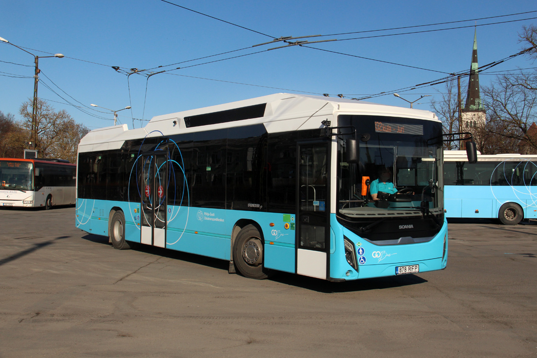 Tallinn, Scania Fencer F1 CNG № 878 RFP