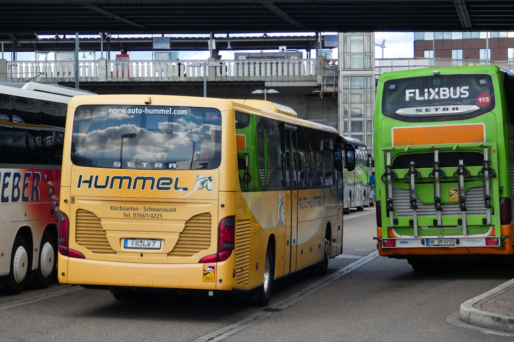 Freiburg im Breisgau, Setra S416H-GT # FR-LW 7; Freiburg im Breisgau — SEV Rheintalbahn