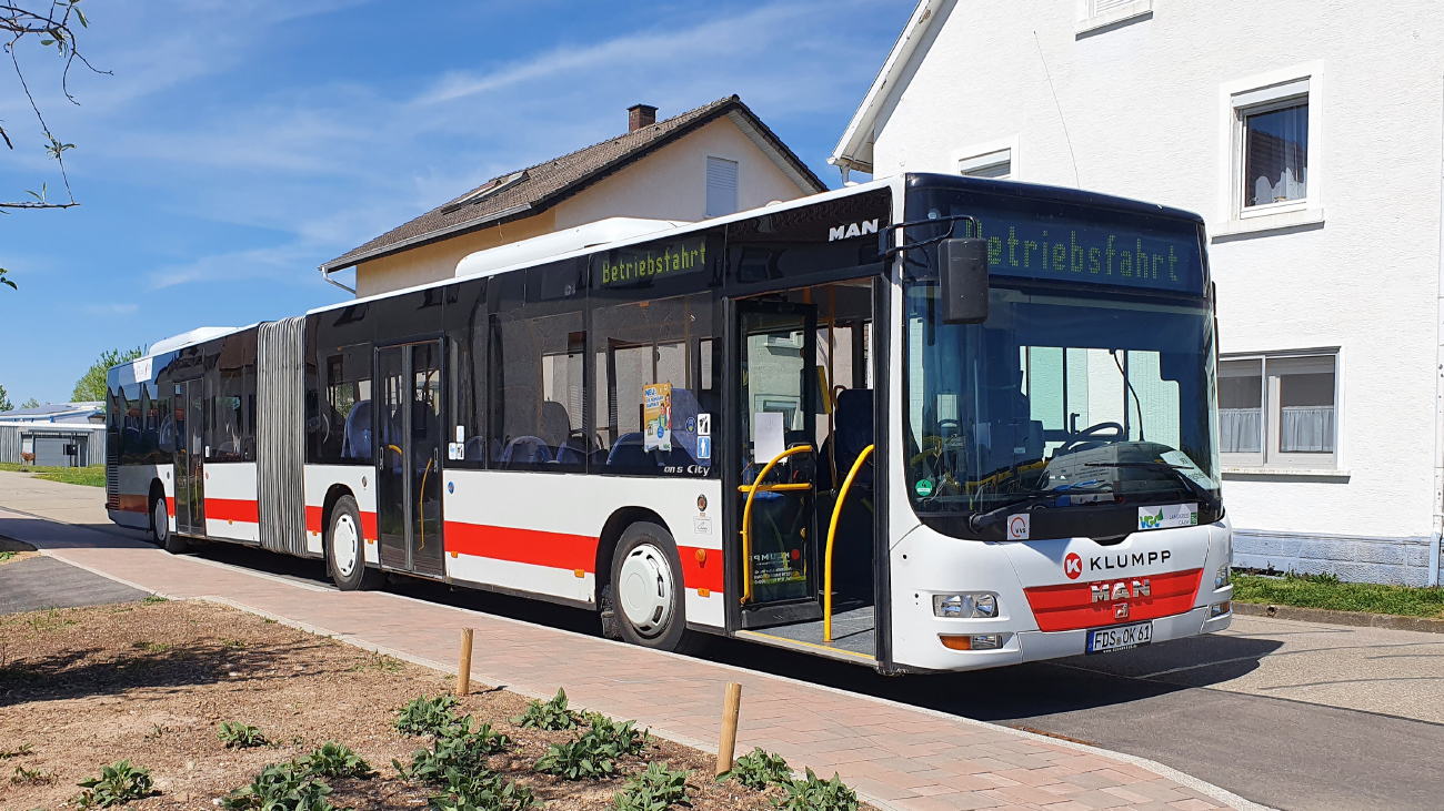 Фройденштадт, MAN A23 Lion's City G NG313 № FDS-OK 61; Фрайбург-им-Брайсгау — SEV Rheintalbahn