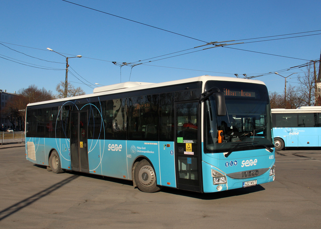 Tallinn, IVECO Crossway LE Line 12M № 493