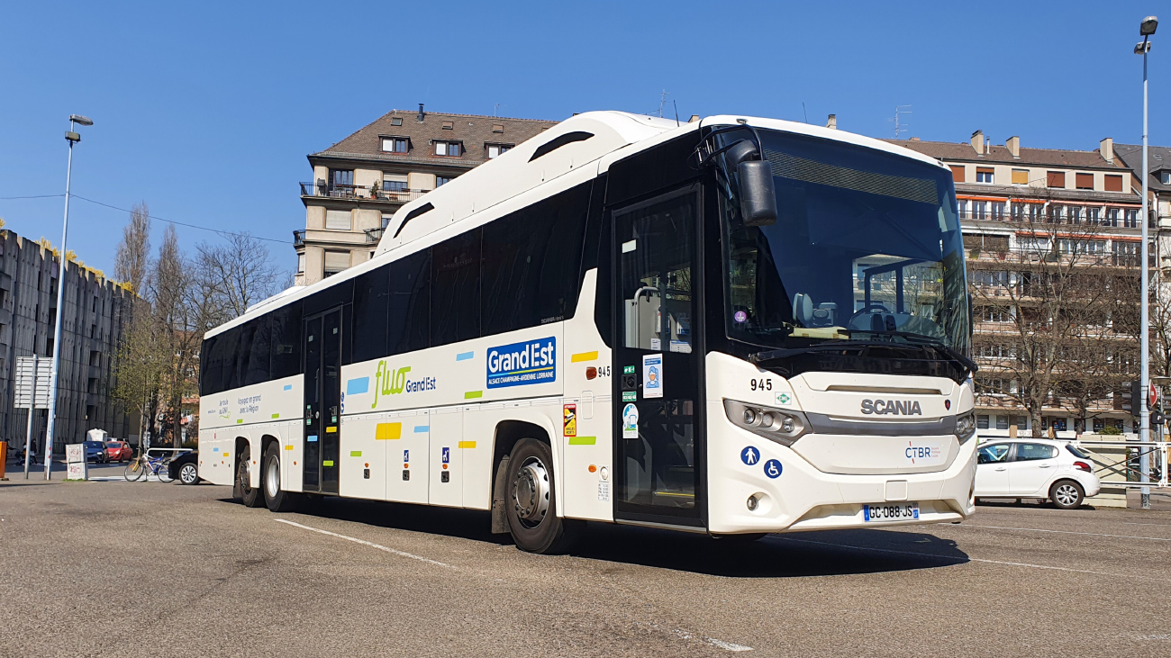 Strasbourg, Scania Interlink LD 15M CNG Nr. 945