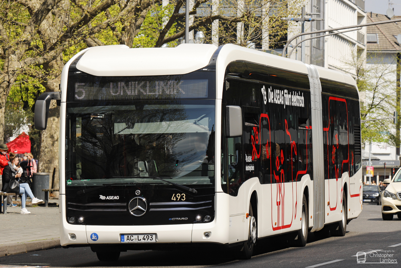 Aachen, Mercedes-Benz eCitaro G # 493
