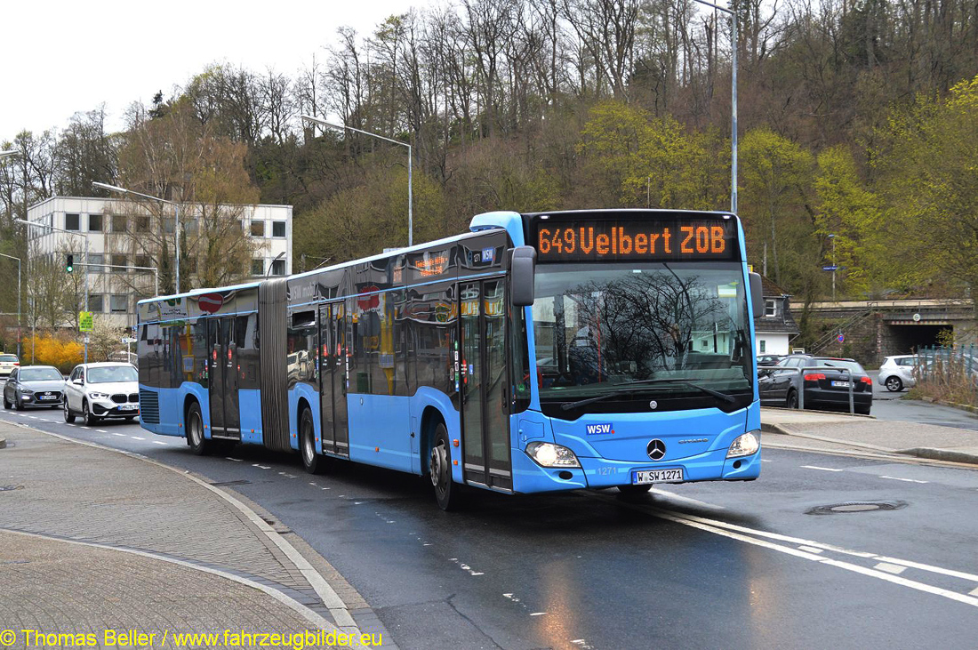 Wuppertal, Mercedes-Benz Citaro C2 G № 1271