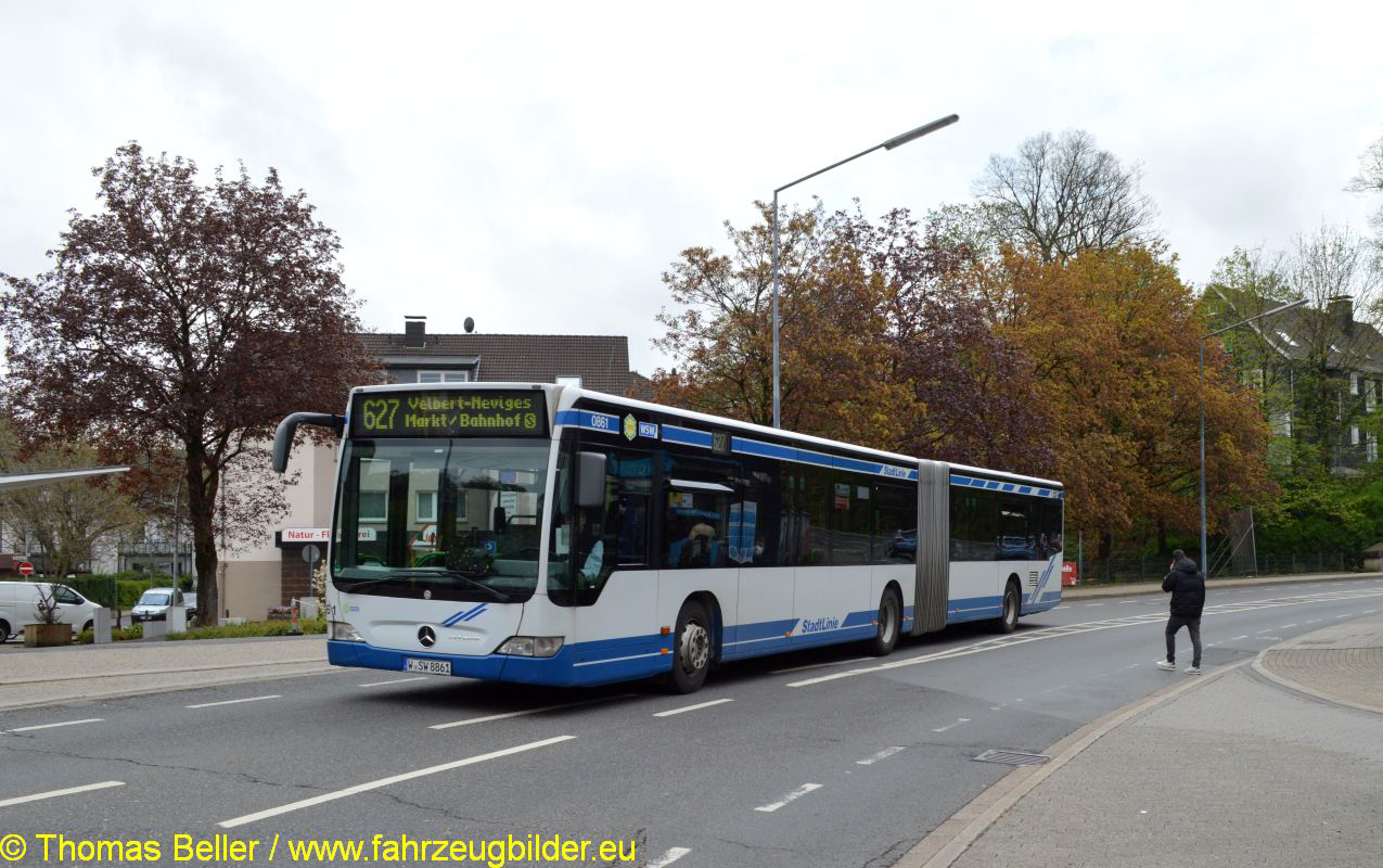 Wuppertal, Mercedes-Benz O530 Citaro Facelift G №: 0861