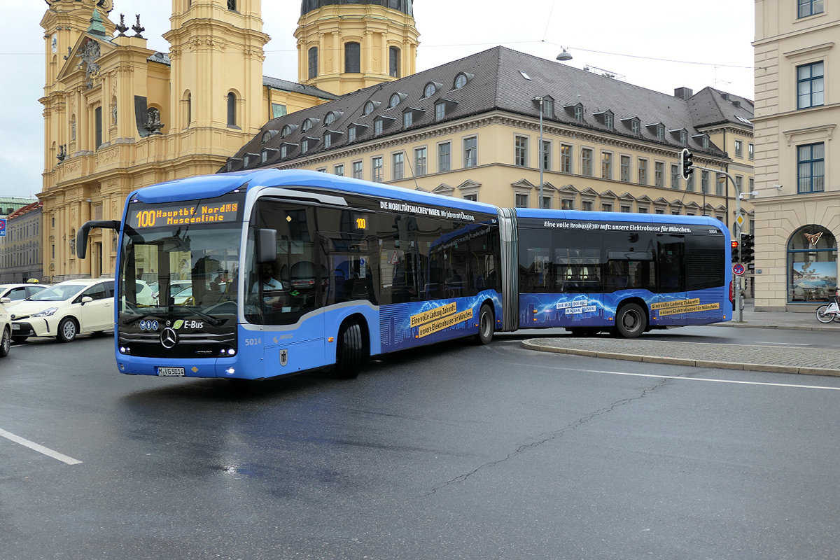 Munich, Mercedes-Benz eCitaro G č. 5014