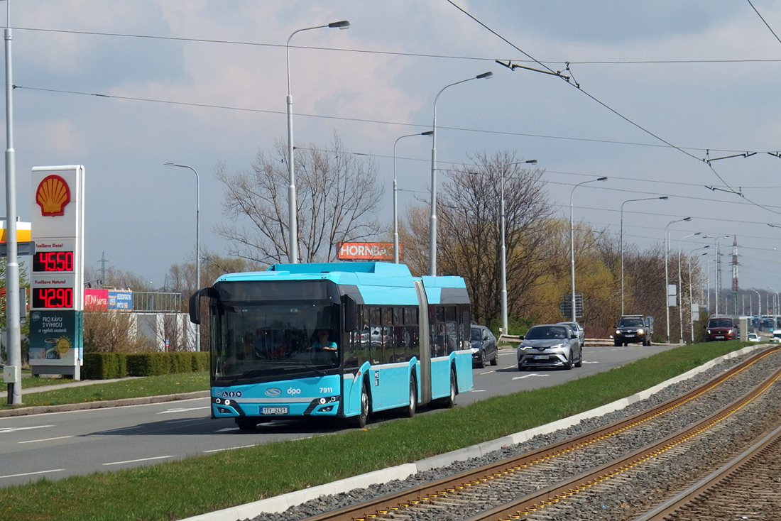 Ostrava, Solaris Urbino IV 18 CNG № 7911