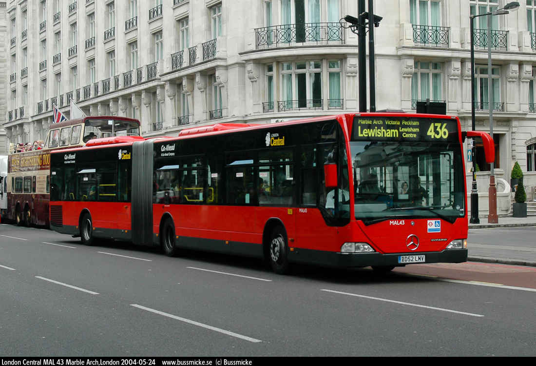 London, Mercedes-Benz O530 Citaro G č. MAL43