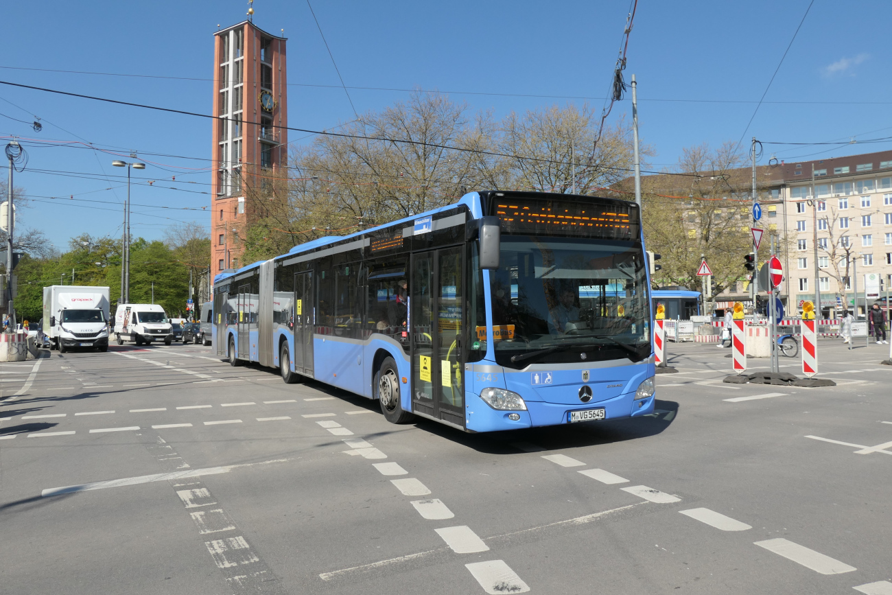Munich, Mercedes-Benz Citaro C2 G № 5645