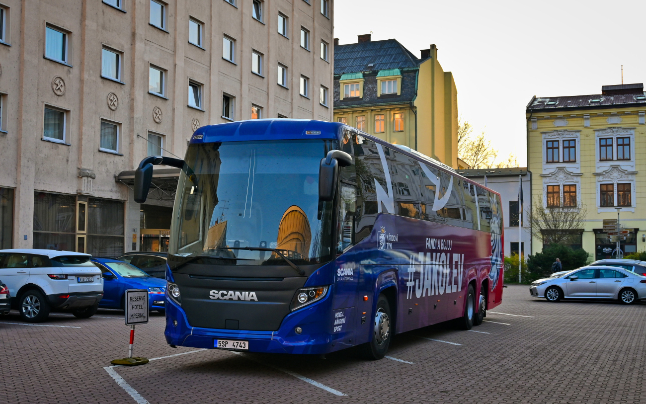 Prague, Scania Touring HD (Higer A80T) # 5SP 4743