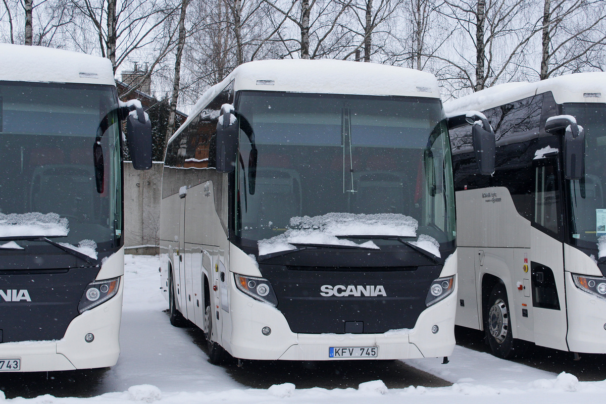 Kaunas, Scania Touring HD (Higer A80T) № KFV 745