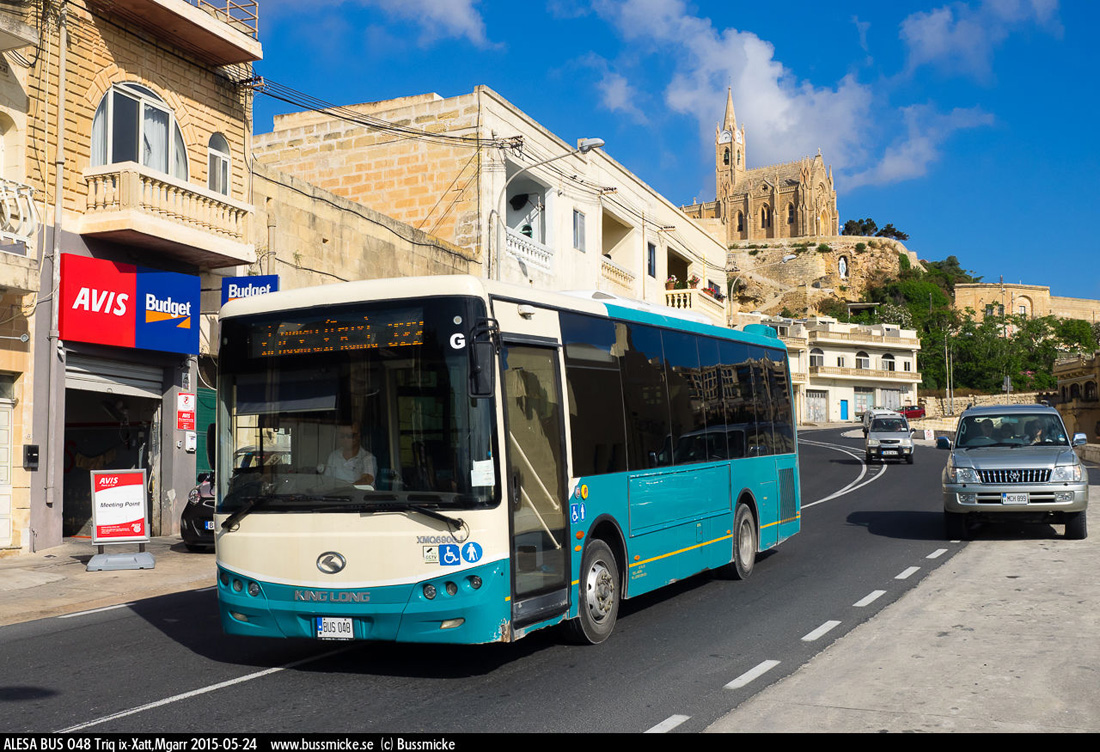 Malta, King Long XMQ6900J č. BUS 048