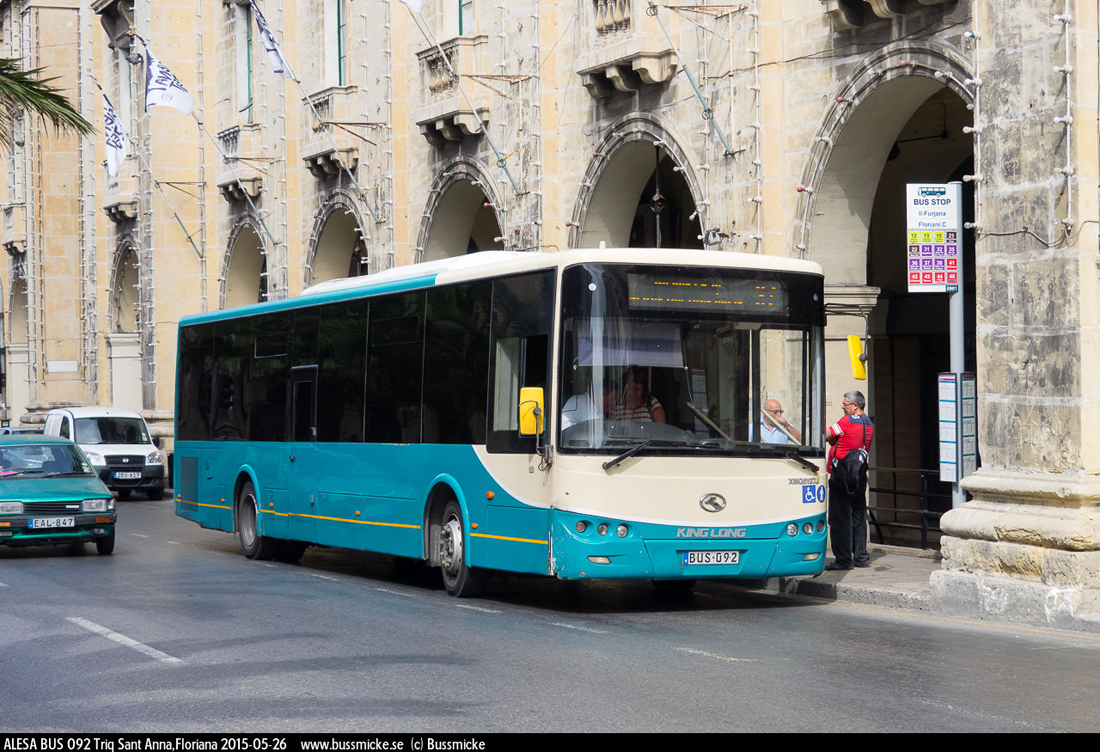 Malta, King Long XMQ6127J # BUS 092