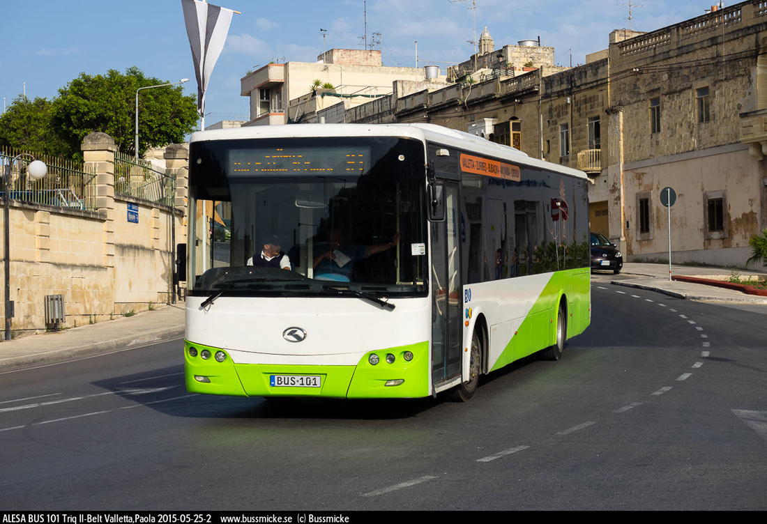 Malta, King Long XMQ6127J №: BUS 101