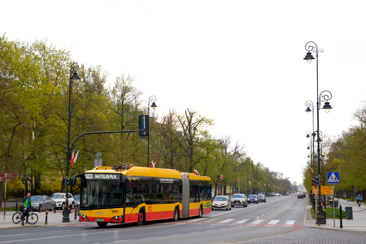 Warsaw, Solaris Urbino IV 18 electric # 5893