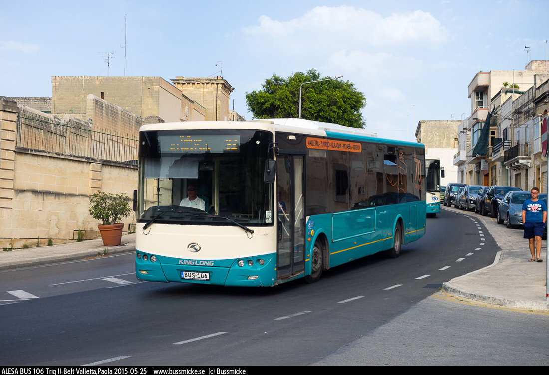 Malta, King Long XMQ6127J # BUS 106