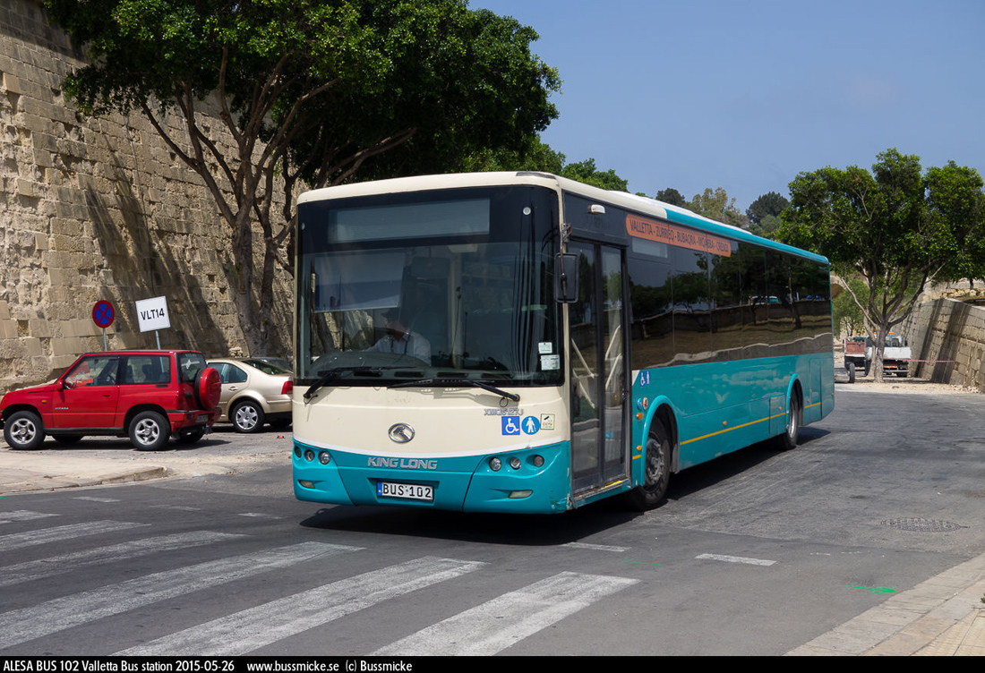 Malta, King Long XMQ6127J №: BUS 102