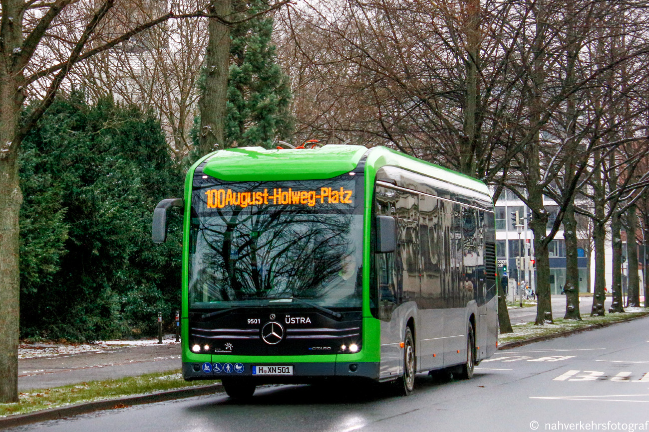 Hannover, Mercedes-Benz eCitaro nr. 9501