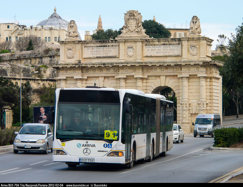 Malta, Mercedes-Benz O530 Citaro G # BUS 706