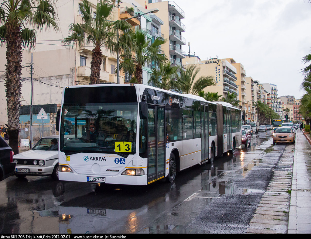 Malta, Mercedes-Benz O530 Citaro G # BUS 703