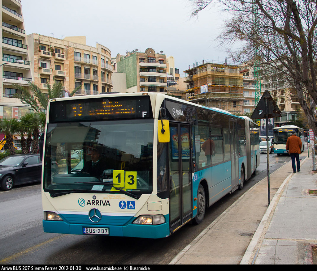 о. Мальта, Mercedes-Benz O530 Citaro G № BUS 207