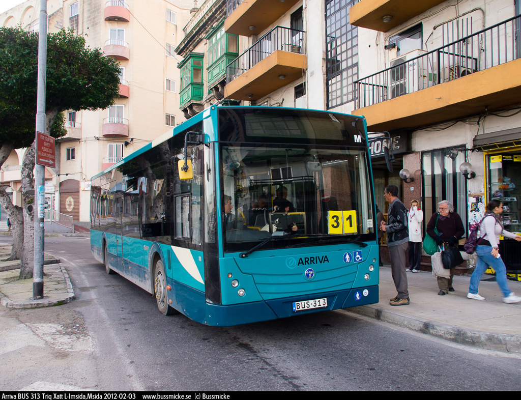Malta, TEMSA Avenue LF # BUS 313