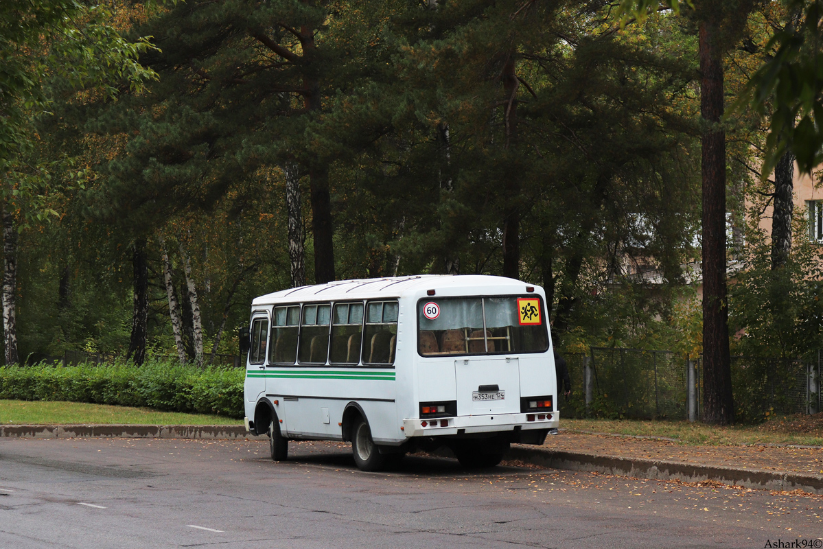 Zheleznogorsk (Krasnoyarskiy krai), PAZ-32051-110 (32051R) nr. Н 353 НЕ 124