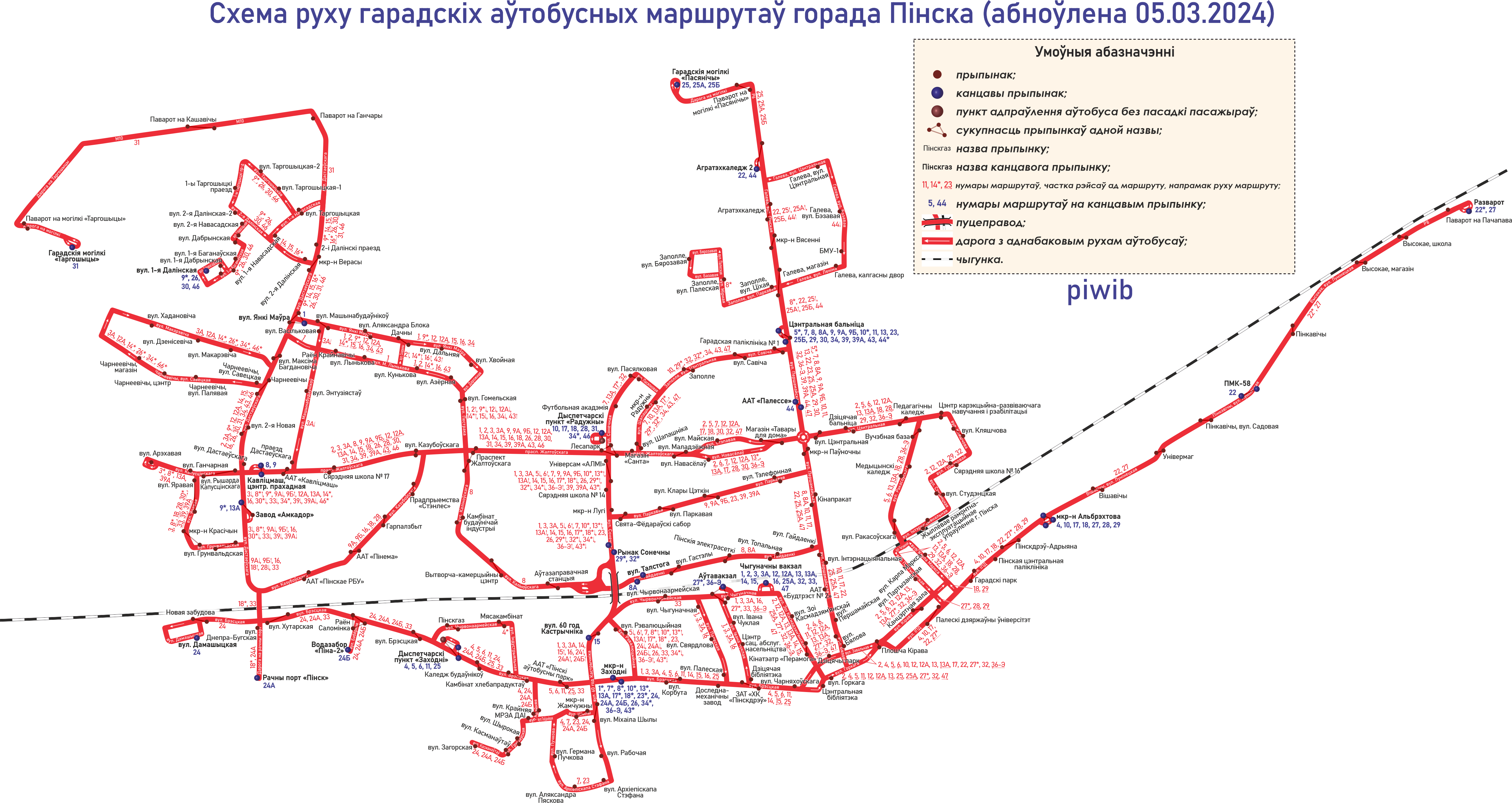 Pinsk — Maps