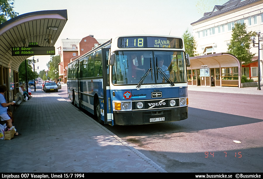 Umeå, Van Hool T8 Alizée 210 # 007