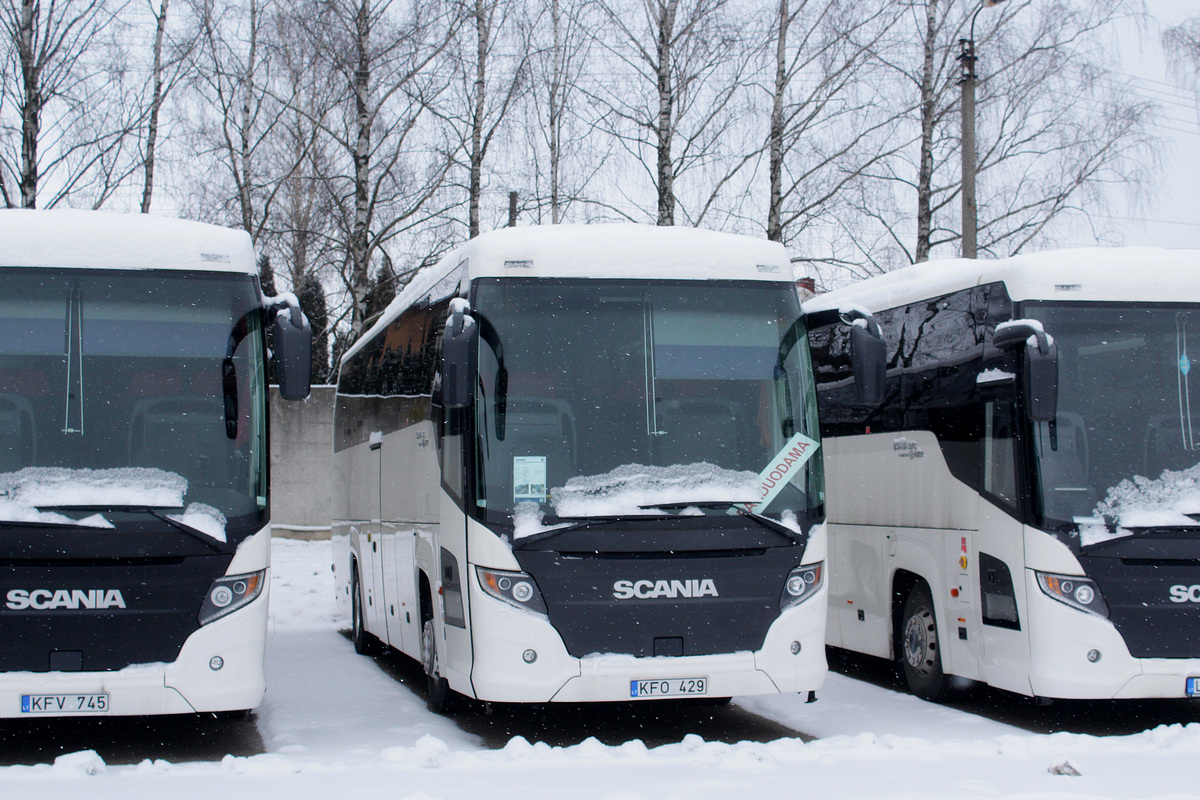Kaunas, Scania Touring HD (Higer A80T) nr. KFO 429