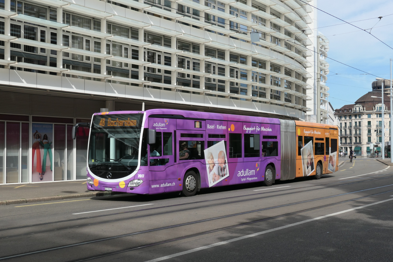 Basel, Mercedes-Benz Citaro C2 G BHNS # 7017