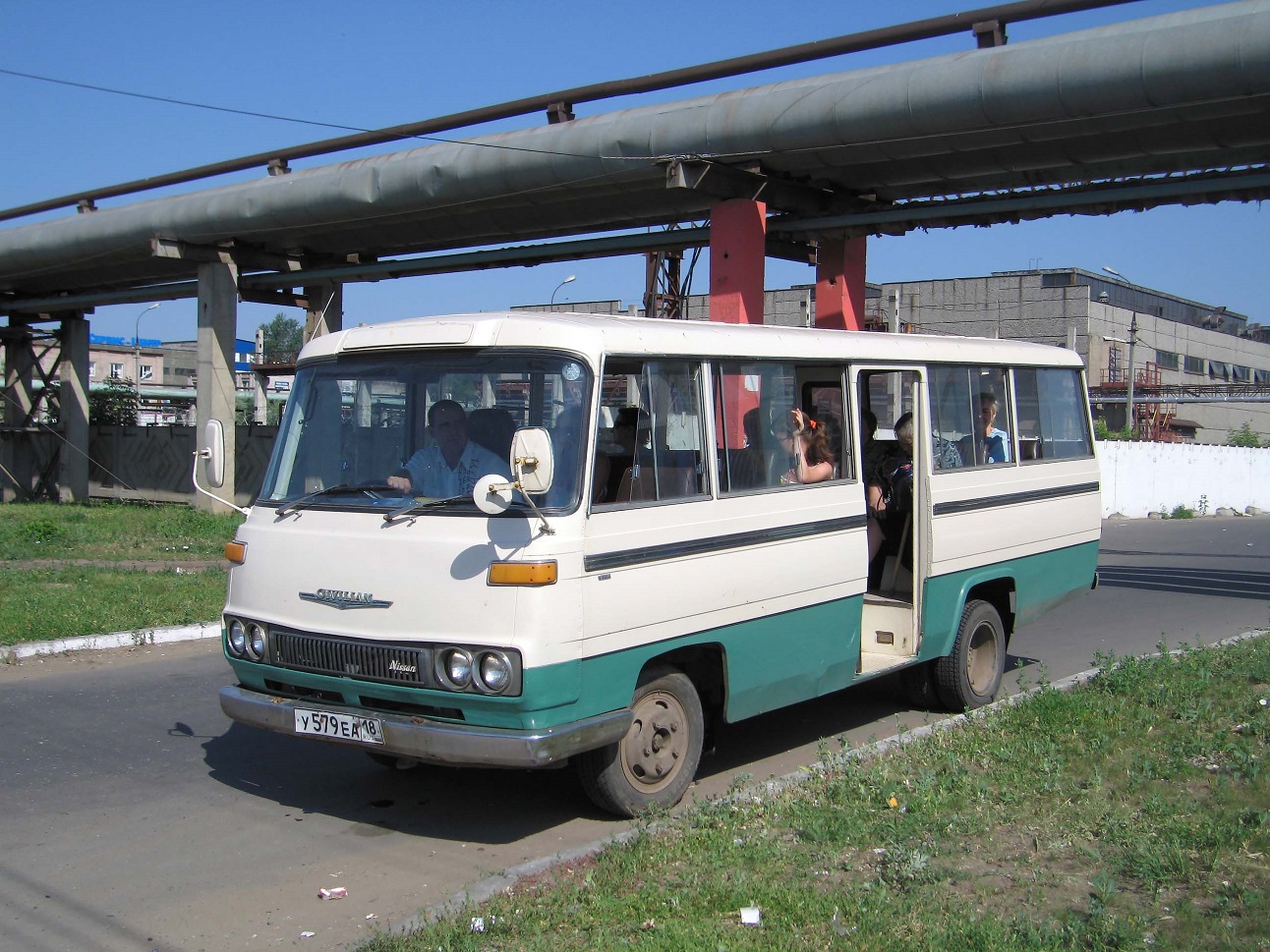 Izhevsk, Nissan Civilian # У 579 ЕА 18