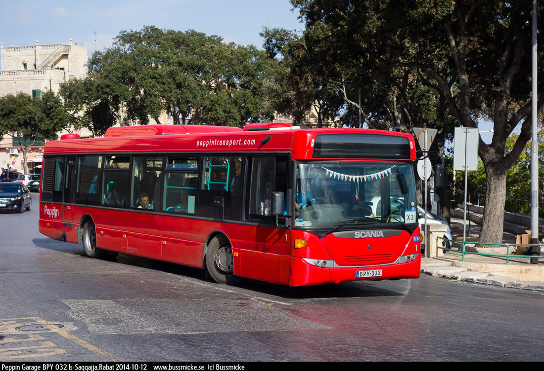 Malta, Scania OmniCity CN94UB 4X2EB № 1