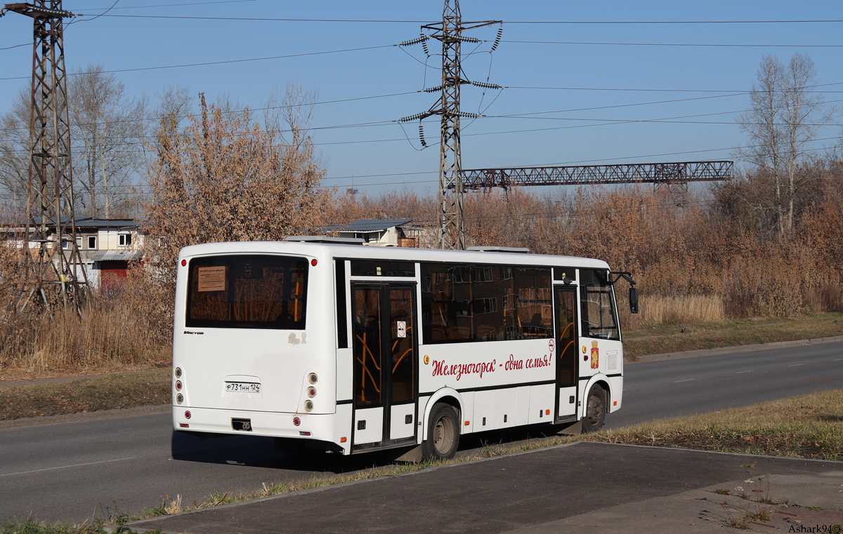 Zheleznogorsk (Krasnoyarskiy krai), PAZ-320414-05 "Vector" (3204ER) Nr. Р 731 НН 124