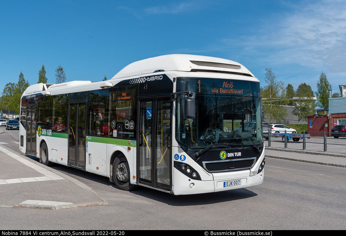Sundsvall, Volvo 7900 Hybrid # 7884