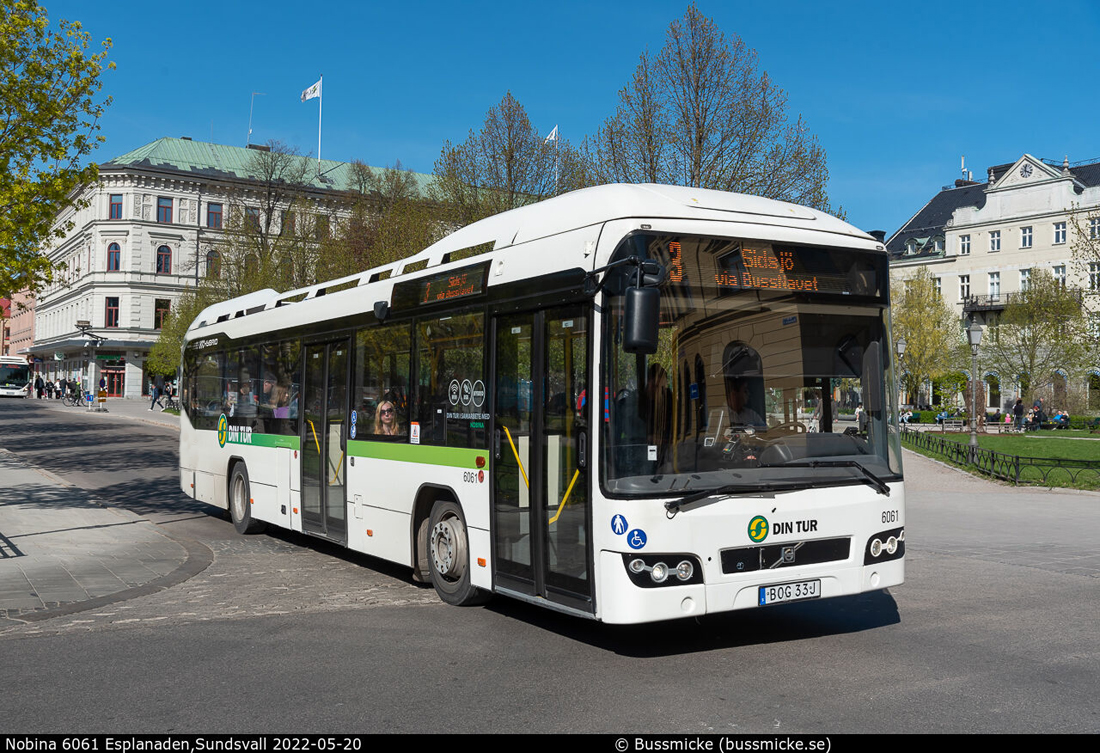 Sundsvall, Volvo 7700 Hybrid # 6061