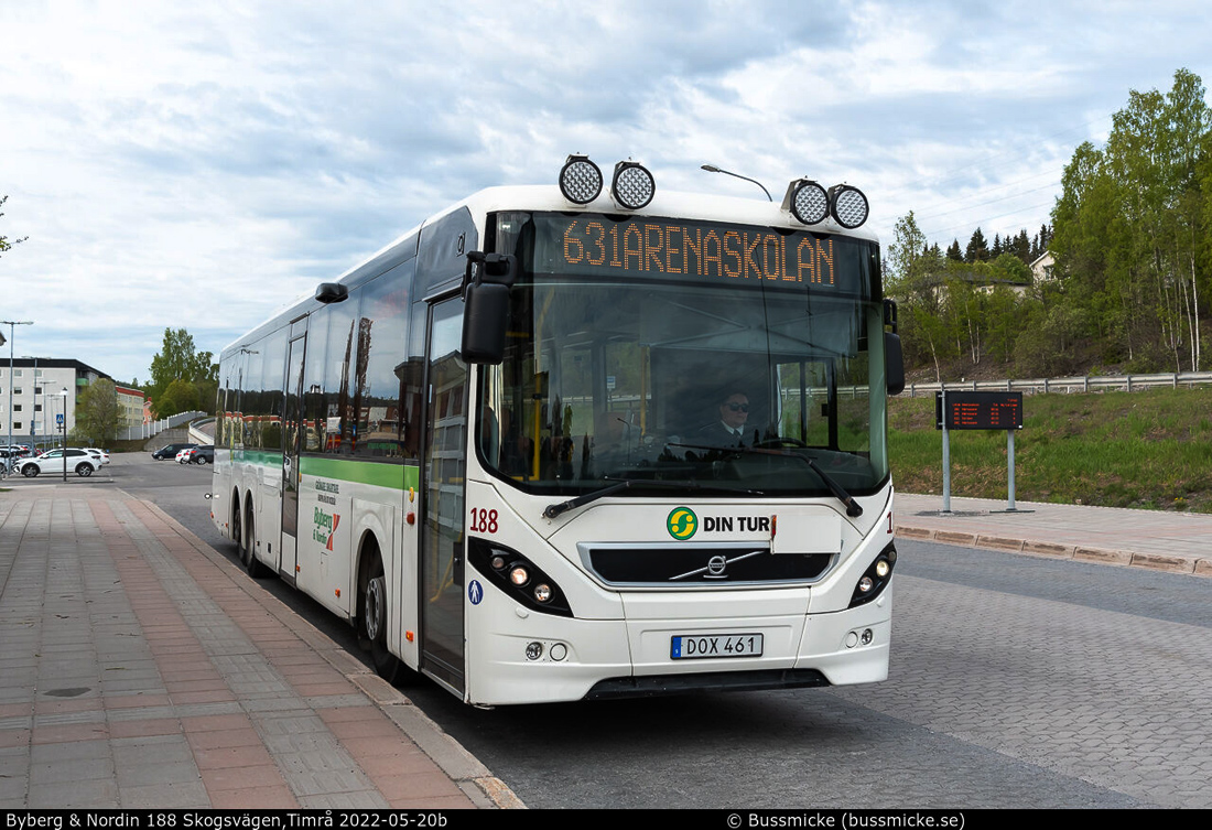 Sundsvall, Volvo 8900LE # 188