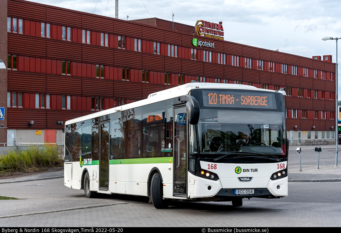 Sundsvall, VDL Citea SLE-129.310 № 168