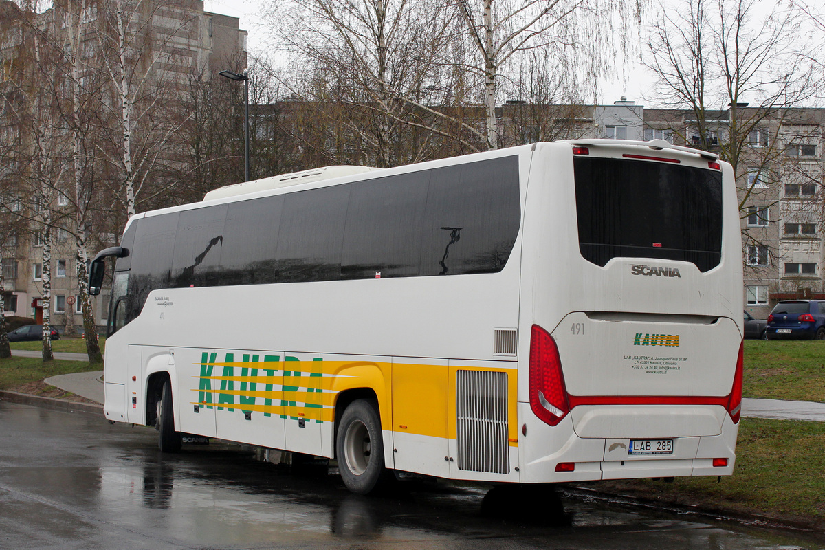 Kowno, Scania Touring HD (Higer A80T) # 491