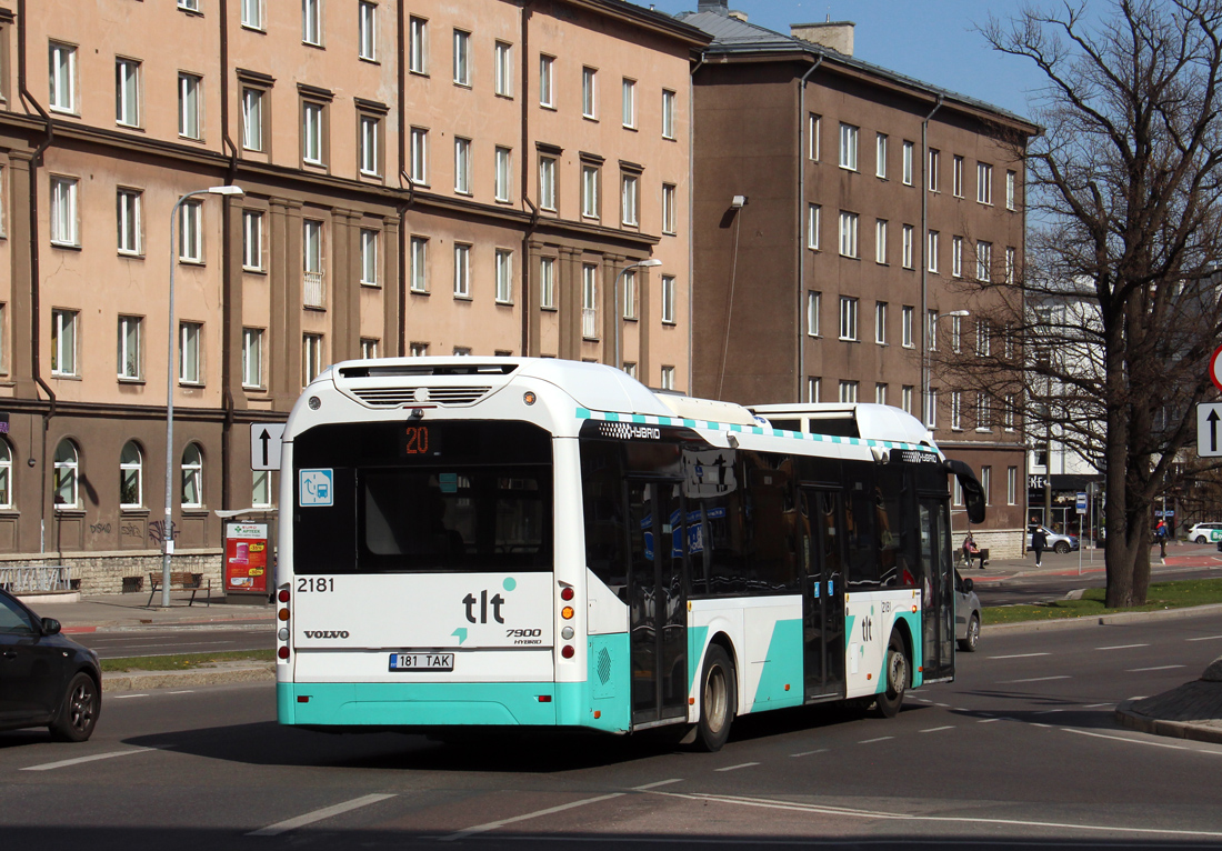 Tallinn, Volvo 7900 Hybrid # 2181