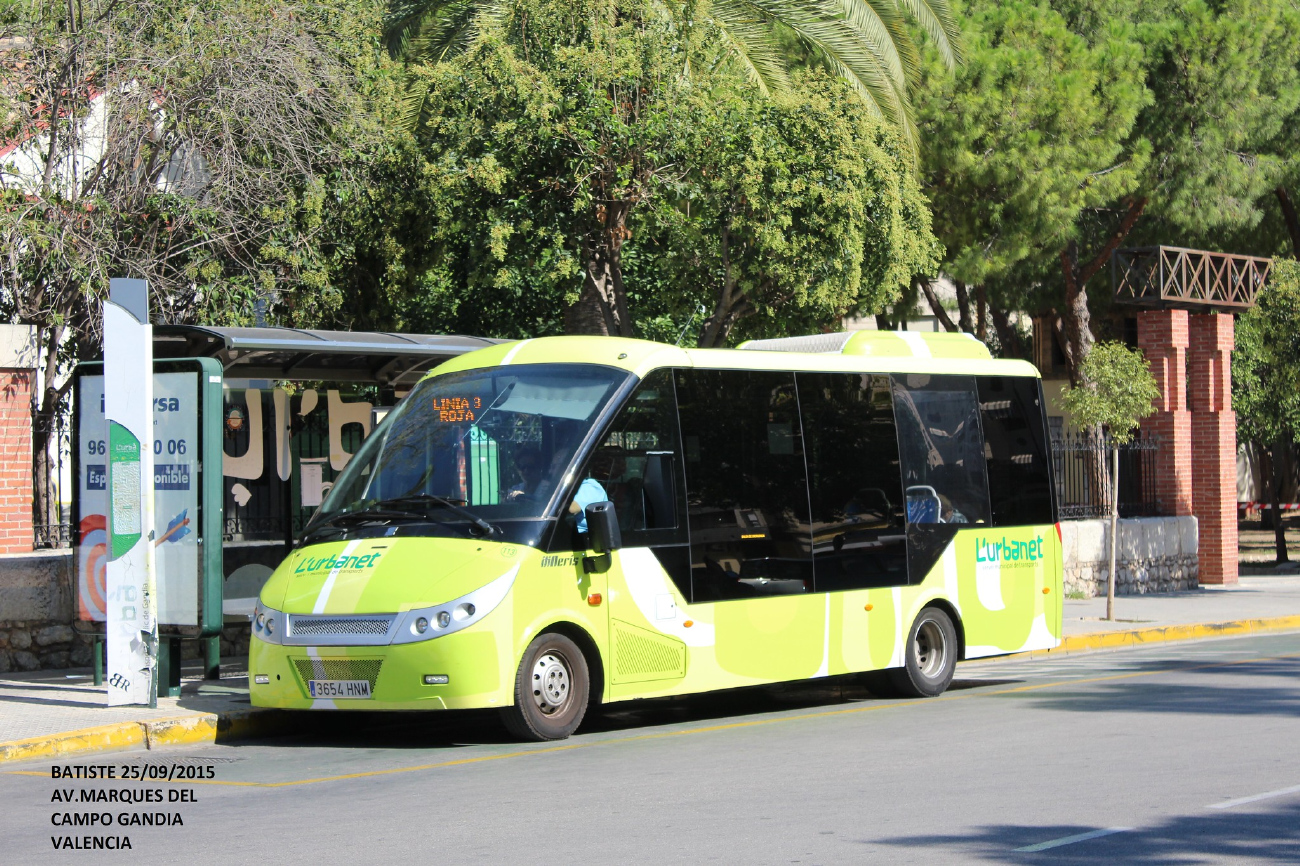 Gandía, Staco Bus Itineris # 111