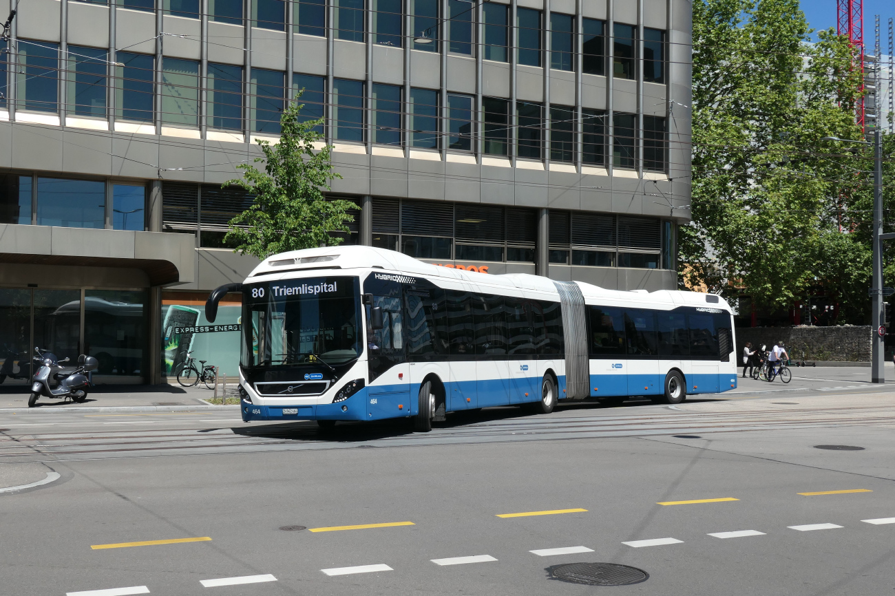 Zurych, Volvo 7900A Hybrid # 464